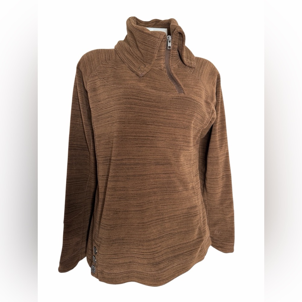 Avalanche Brown Cowl Neck Sweater